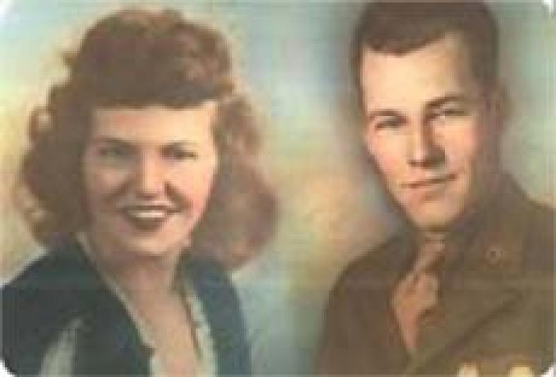 Photograph of Julia and Edward Flanagan